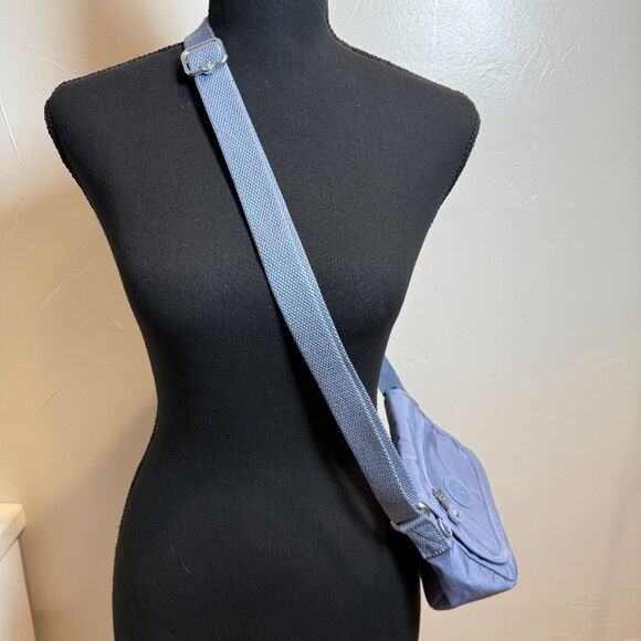 Kipling Sabian Blue Crossbody Mini Bag Purse - Picture 10 of 16